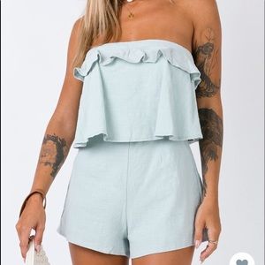 SANTERIA PLAYSUIT SAGE